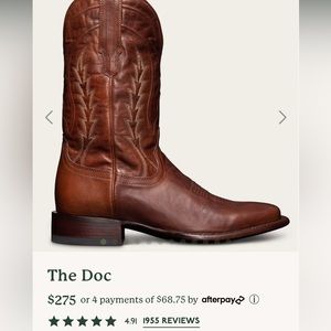 Men’s Tecovas “The Doc” in SEQUOIA BOVINE